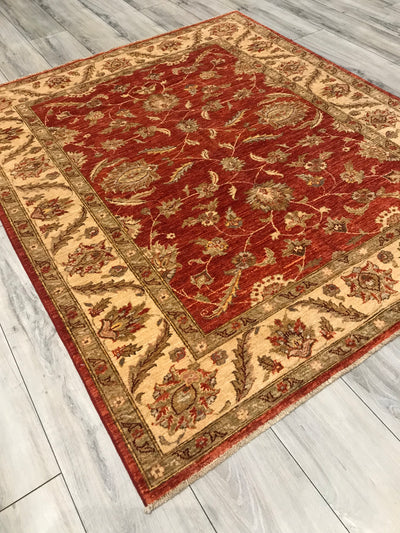 Pakistan Chobi Hand Knotted Wool 5x6
