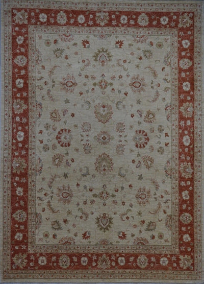 Pakistan Ziegler Hand Knotted Wool 8X10