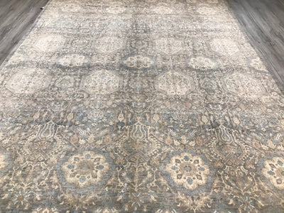 Pakistan Ziegler Hand Knotted Wool 9x12