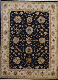 India Jaipur Oasis Hand Knotted Wool 8X10