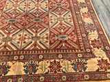 Pakistan Kazak Hand Knotted Wool 9x12