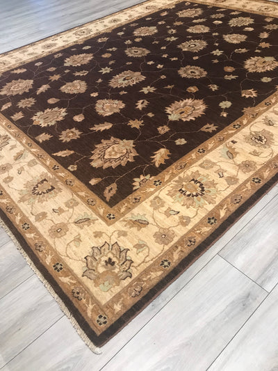 Pakistan Peshawar Chobi Hand knotted Wool 8x10