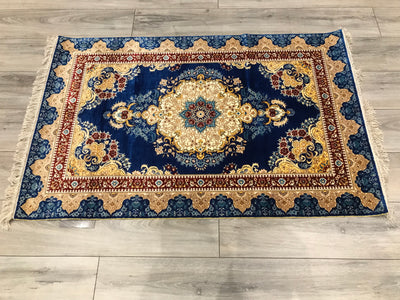 Chinese Tabriz Hand Knotted Silk 3x5