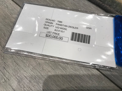 Pakistan Ziegler Hand Knotted Wool 8x10