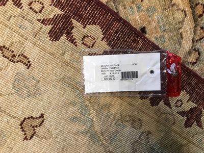 Pakistan Ziegler Hand Knotted Wool 8x12