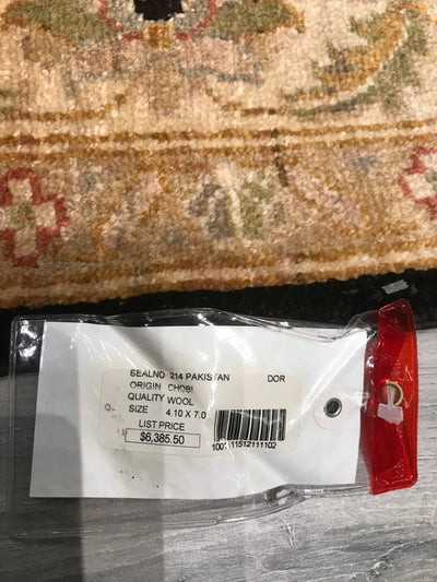 Pakistan Chobi Hand Knotted Wool 5x7