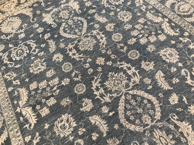 Pakistan Ziegler Hand Knotted Wool 9x12