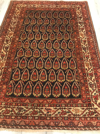 Persian Antique Malayer Hand Knotted Wool 5x7