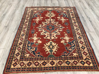 Pakistan Kazak Hand Knotted wool 4x6