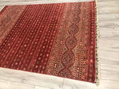 Pakistan Korjeen Hand Knotted Wool 6x8