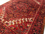Persia old Heriz hand Knotted wool 10x13