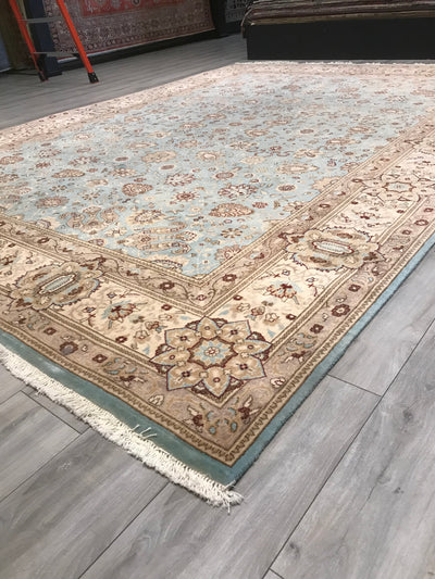 Pakistan Tabriz Hand Knotted Wool 9x12