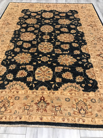 Pakistan Ziegler Hand Knotted Wool 5x8