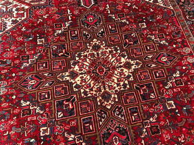 Persian Antique Heriz Hand Knotted Wool 8x10