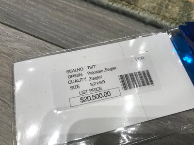 Pakistan Ziegler Hand Knotted Wool 8x10