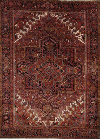 Persia old Heriz hand Knotted wool 10x13