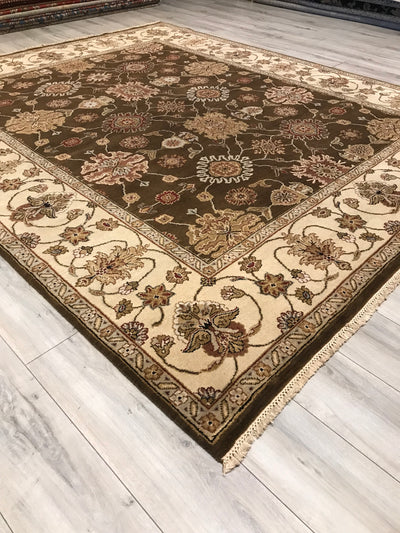 India Luxor Hand Knotted Wool 8x10