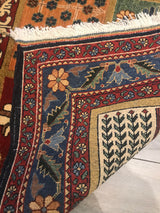 Persian Old Baktiari Hand Knotted Wool 3x8