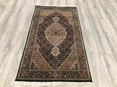 India Tabriz Mahi Hand Knotted Wool & Silk 3x5