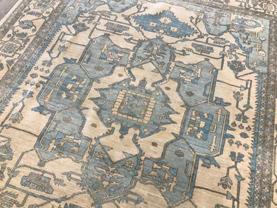 Pakistan Ziegler Heriz Hand Knotted Wool 8x10