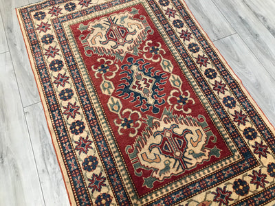 Pakistan Kazak Hand Knotted Wool 4x6