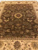 India Tuscan Hand Knotted Wool 8x10