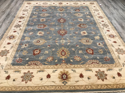 India Ziegler Hand Knotted Wool 8x10