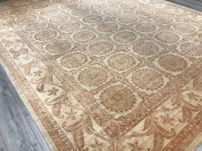 Pakistan Ziegler Hand Knotted Wool 10x14