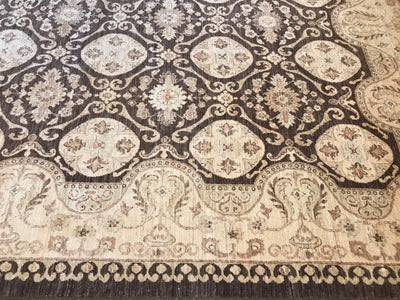 Pakistan Ziegler Hand Knotted Wool 9x12