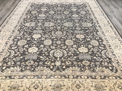 Pakistan Ziegler Hand Knotted  Wool 9x12