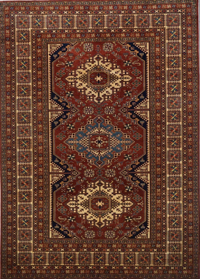 Pakistan Shirwan Kazak Hand Knotted Wool 8x11