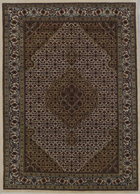 India Tabriz Mahi Hand Knotted Wool & Silk 4x6