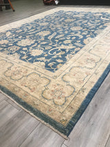 Pakistan Ziegler Hand Knotted Wool 9x12