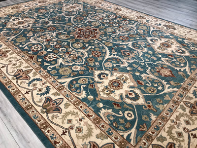 Pakistan Ziegler Hand Knotted Wool 10x14