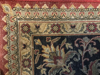 India Varamin Hand Knotted Wool 9x12