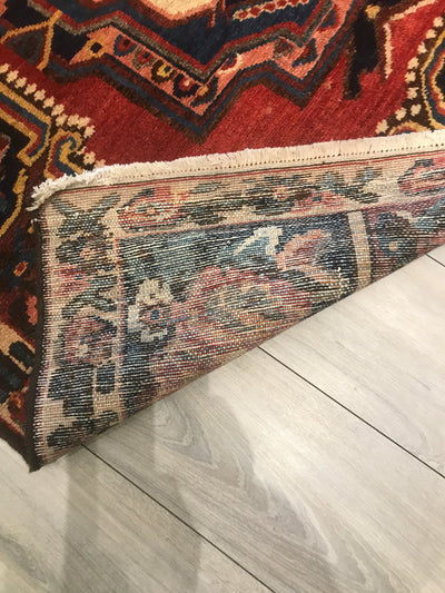 Persian Old Baktiari Hand Knotted Wool 5x7