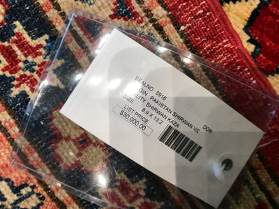 Pakistan kazak Shirwan Hand Knotted Wool 9x13