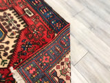 Old Persian Hamadan Hand Knotted Wool 5x7
