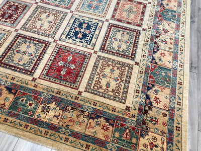 Pakistan Baktiari Hand Knotted wool 8x11