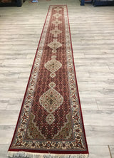 India Tabriz Mahi Hand Knotted Wool & Silk 3x20