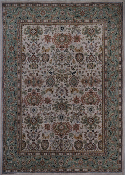 India Mahal Hand Knotted Wool 9X12