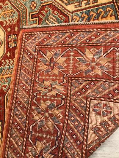 Pakistan Kazak Shirwan Hand Knotted Wool 5x7