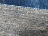 India Modern Plain Hand Loom  Wool 8X10