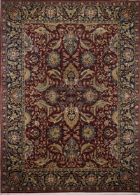 India Jaipur Hand Knotted Wool 10x13