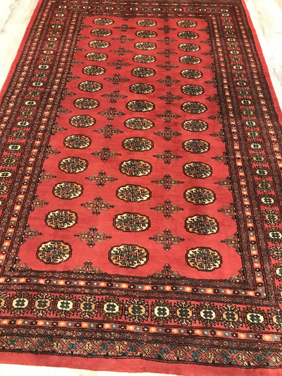 Pakistan Bokara Hand Knotted Wool 5x7