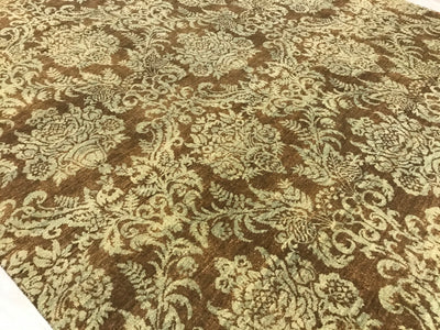 India Ottoman Hand knotted Wool 8X10