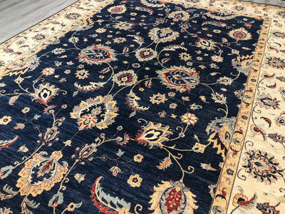 Pakistan Ziegler Hand Knotted Wool 10x14