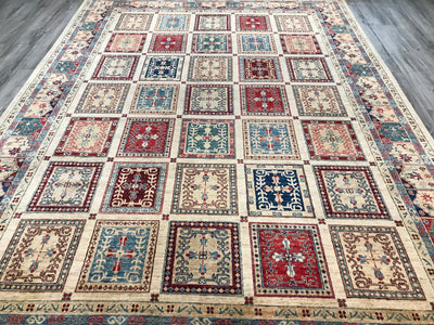 Pakistan Baktiari Hand Knotted wool 8x11