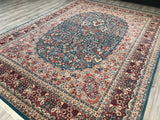 Pakistan Tabriz Hand Knotted Wool 9x12