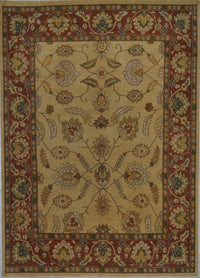 India Ziegler Hand Knotted Wool 7X9